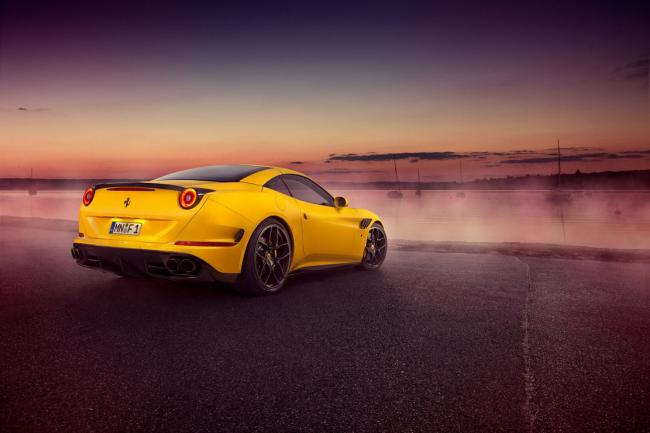 Novitec rosso se penche sur la ferrari california t 