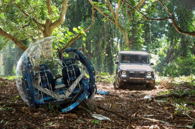 Le mercedes gle coupe en vedette dans le film jurassic world 