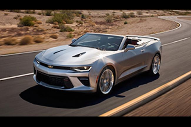 Chevrolet camaro cabriolet le teaser et la fuite 