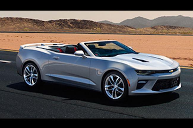 Chevrolet camaro cabriolet le teaser et la fuite 