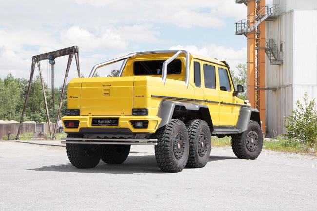 Mansory s attaque au mercedes classe g63 amg 6x6 