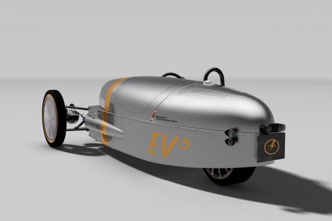 Ev3 concept la morgan three wheeler electrique a goodwood 