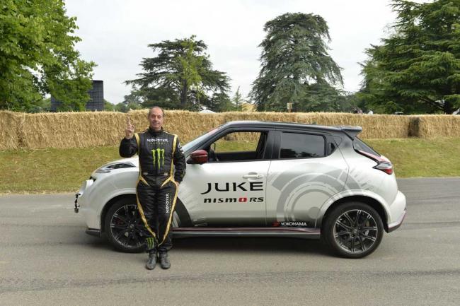 Le nissan juke nismo rs sur deux roues pour un record 