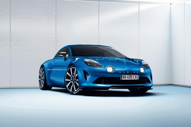 Nouvelle renault alpine 2016 un rendu tres realiste 