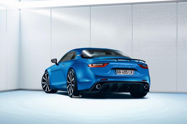 Nouvelle renault alpine 2016 un rendu tres realiste 