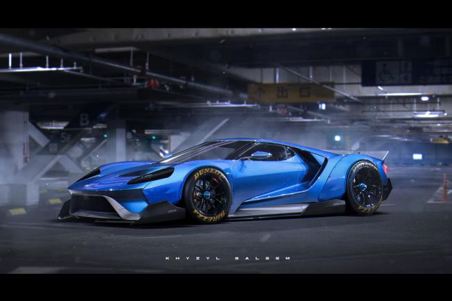 La ford gt imaginee a la sauce liberty walk 