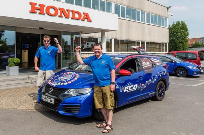 Un record de consommation a 2 82 litres 100 km pour honda 