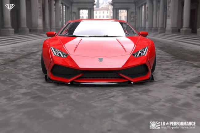 Lamborghini huracan liberty walk le kit debute a 21 700 dollars 