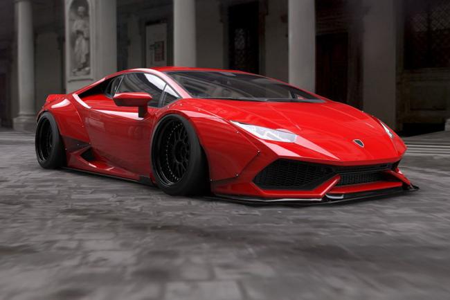 Lamborghini huracan liberty walk le kit debute a 21 700 dollars 