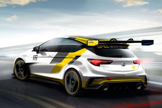 Nouvelle opel astra opc par tcr 