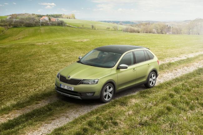 Skoda rapid spaceback scoutline fausse baroudeuse 