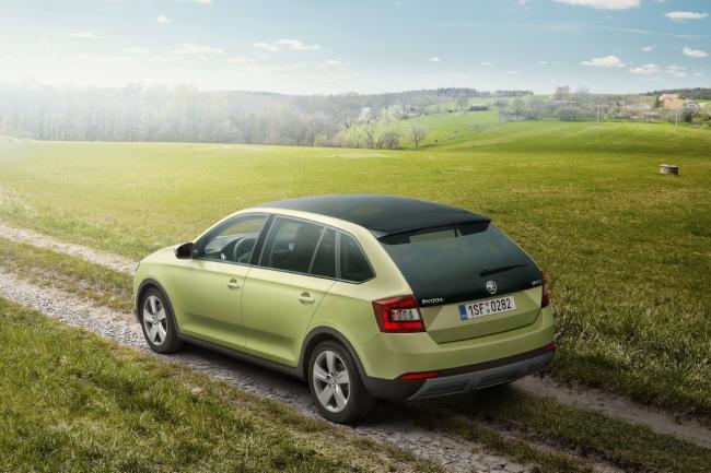 Skoda rapid spaceback scoutline fausse baroudeuse 