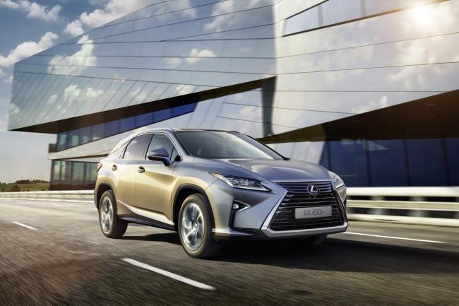 Le nouveau lexus rx 450h a francfort 