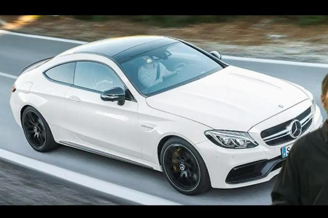 Premieres photos de la mercedes amg c 63 coupe 2016 