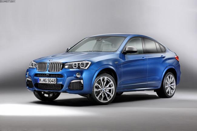 Bwm x4 m40i les premieres images en fuite et une puissance de 360 ch 