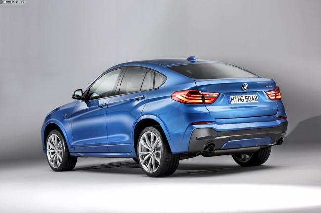 Bwm x4 m40i les premieres images en fuite et une puissance de 360 ch 