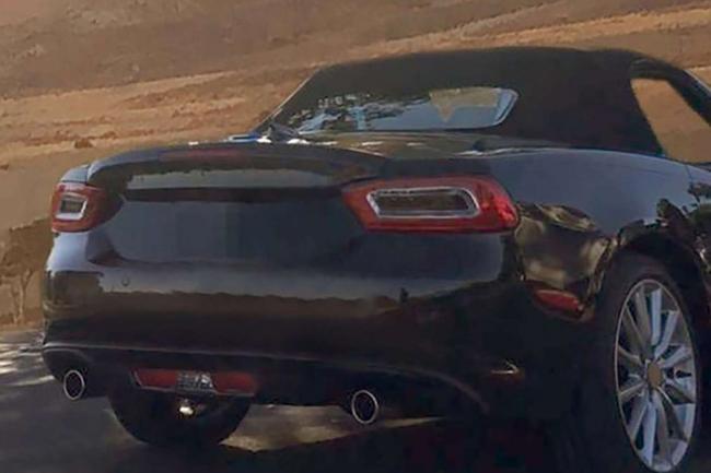 Fiat 124 spider elle arrive 