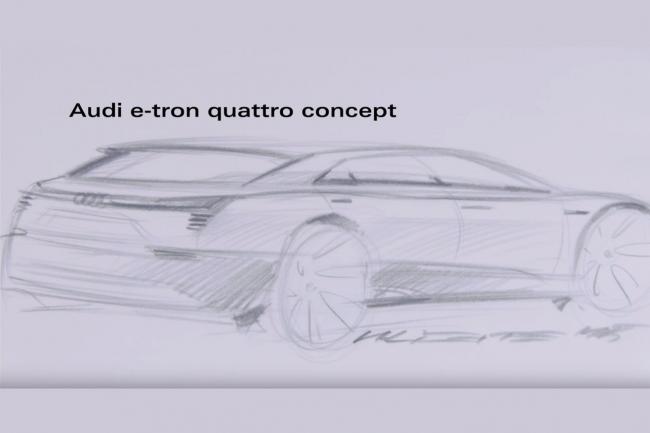 Video l audi e tron quattro concept de francfort se dessine sous vos yeux 