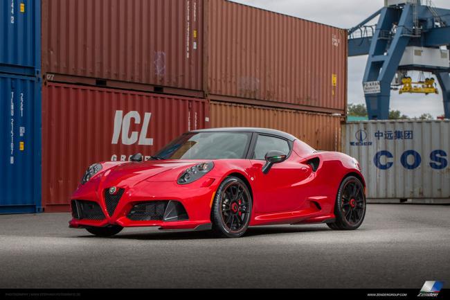 Zender offre une petite dose de puissance a l alfa romeo 4c 