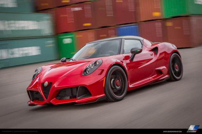 Zender offre une petite dose de puissance a l alfa romeo 4c 