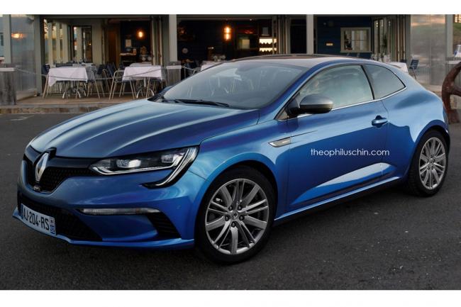 Une vision virtuelle de la nouvelle renault megane coupe 