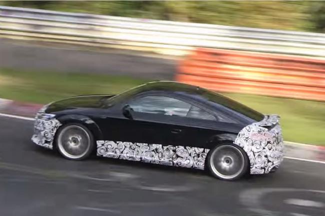 Video le futur audi tt rs s echauffe sur le nurburgring 