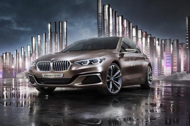 Bmw compact sedan concept future serie 1 et serie 2 berline 