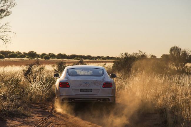 La bentley continental gt speed a l assaut de l australie a 331 km h 