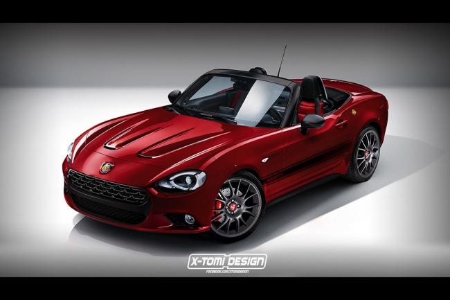 Vers une version abarth du fiat 124 spider 