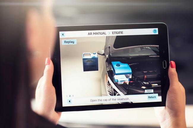 Hyundai lance le manuel d utilisation a realite augmentee 