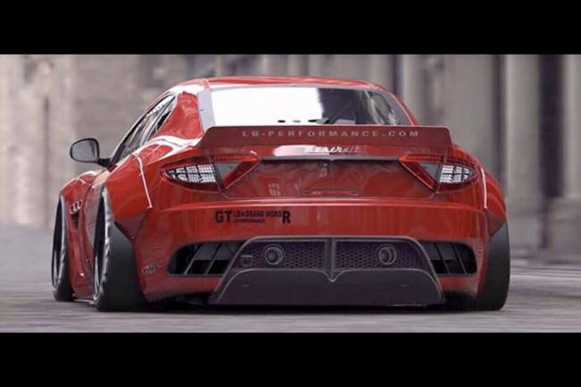 Liberty walk etudie un kit carrosserie pour la maserati gran turismo 