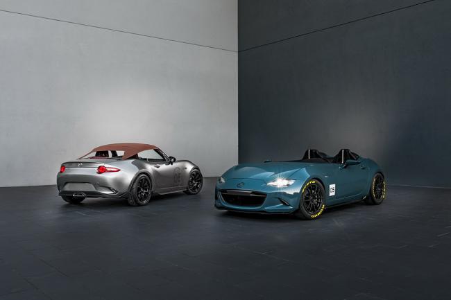 Les mazda mx 5 spyder et speedster en clair 