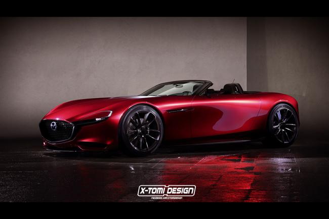 Fantasme le mazda rx vision concept en version roadster 