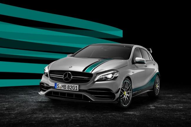 Mercedes une classe a 45 amg pour celebrer le titre de formule 1 