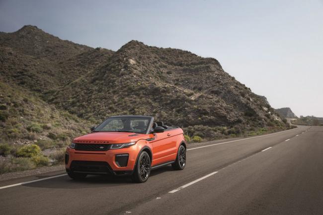 Land rover le range rover evoque cabriolet est la 