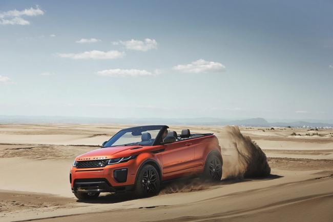 Land rover le range rover evoque cabriolet est la 