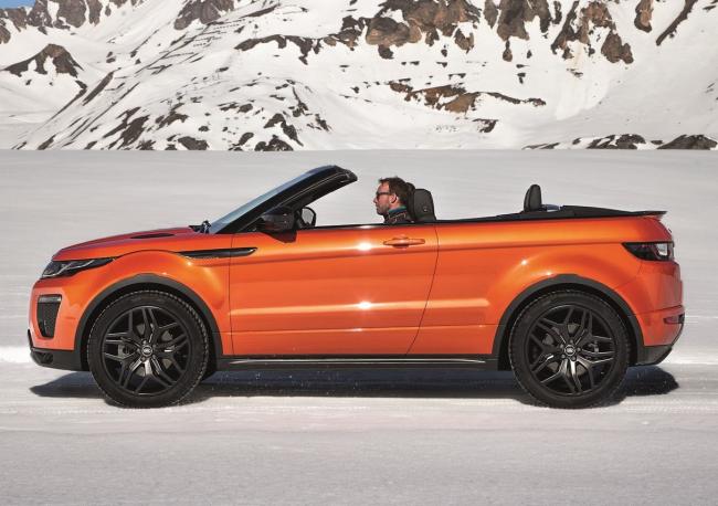 Land rover le range rover evoque cabriolet est la 