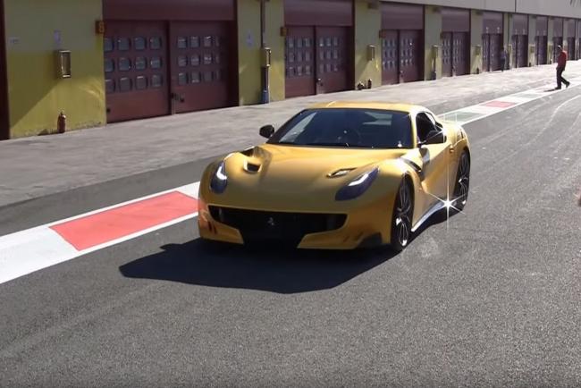 Video la ferrari f12tdf s eclate au mugello 