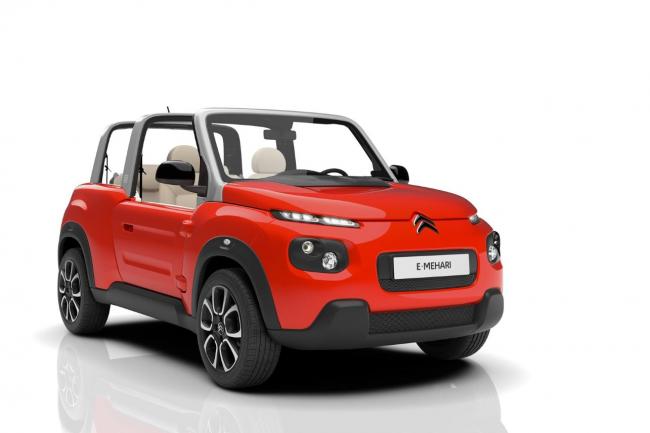 Citroen e mehari la bluecar cabriolet version chevrons 