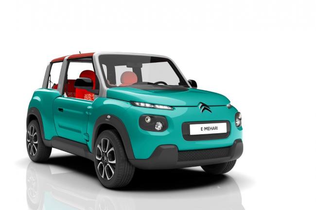 Citroen e mehari la bluecar cabriolet version chevrons 