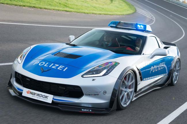 Une corvette c7 polizei par tikt performance 