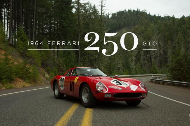 Une ferrari 250 gto a l attaque dans la montagne 