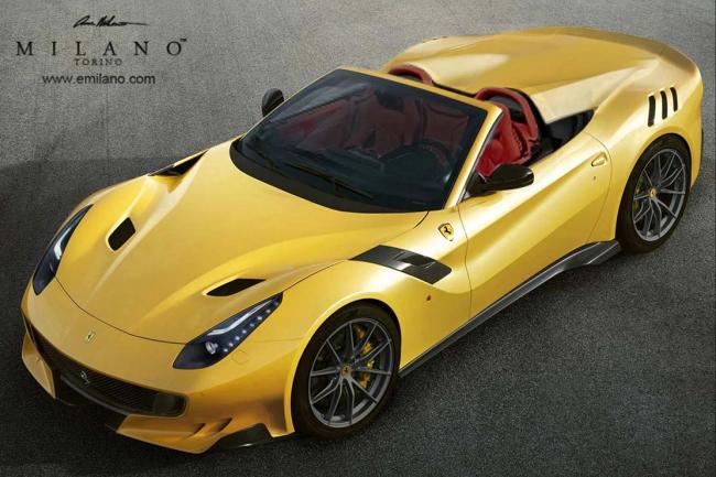 Evren milano imagine la ferrari f12tdf aperta 