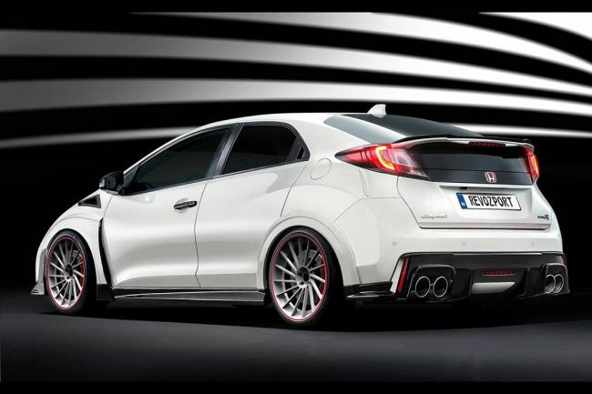 Revozport retouche l esthetique de la honda civic type r 