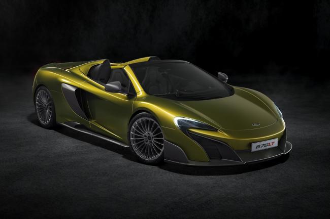 Mclaren 675lt spider un toit escamotable pour le plaisir des clients 