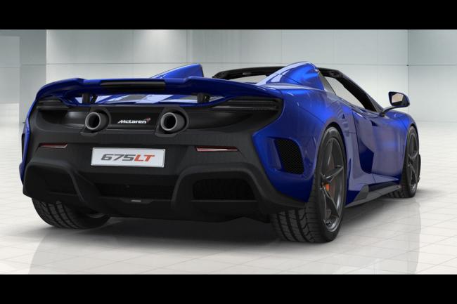 Le configurateur de la mclaren 675lt spider en ligne 