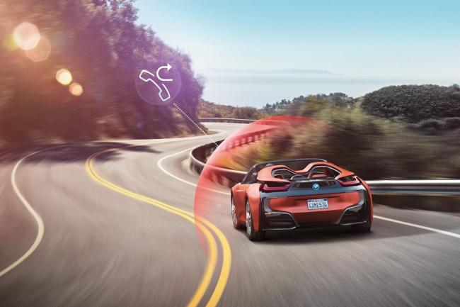 Bmw i vision future interaction la i8 spyder sous forme de concept techno 