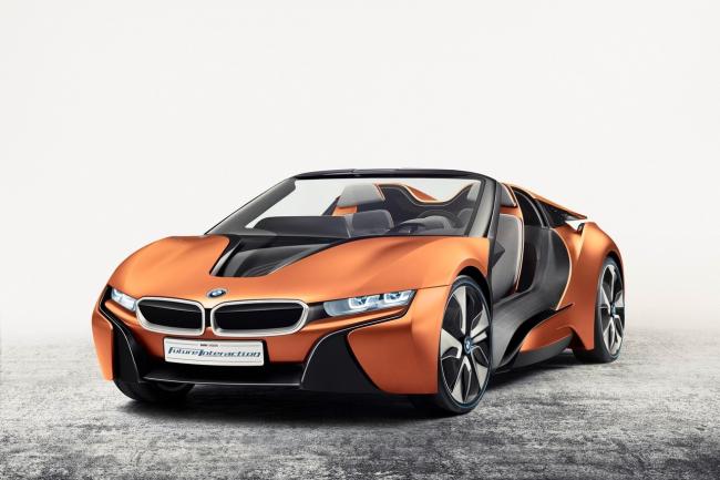 Bmw i vision future interaction la i8 spyder sous forme de concept techno 