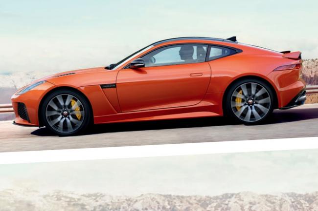 Jaguar f type svr elle s affiche en avance 