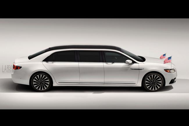 Illustration la lincoln continental limousine 